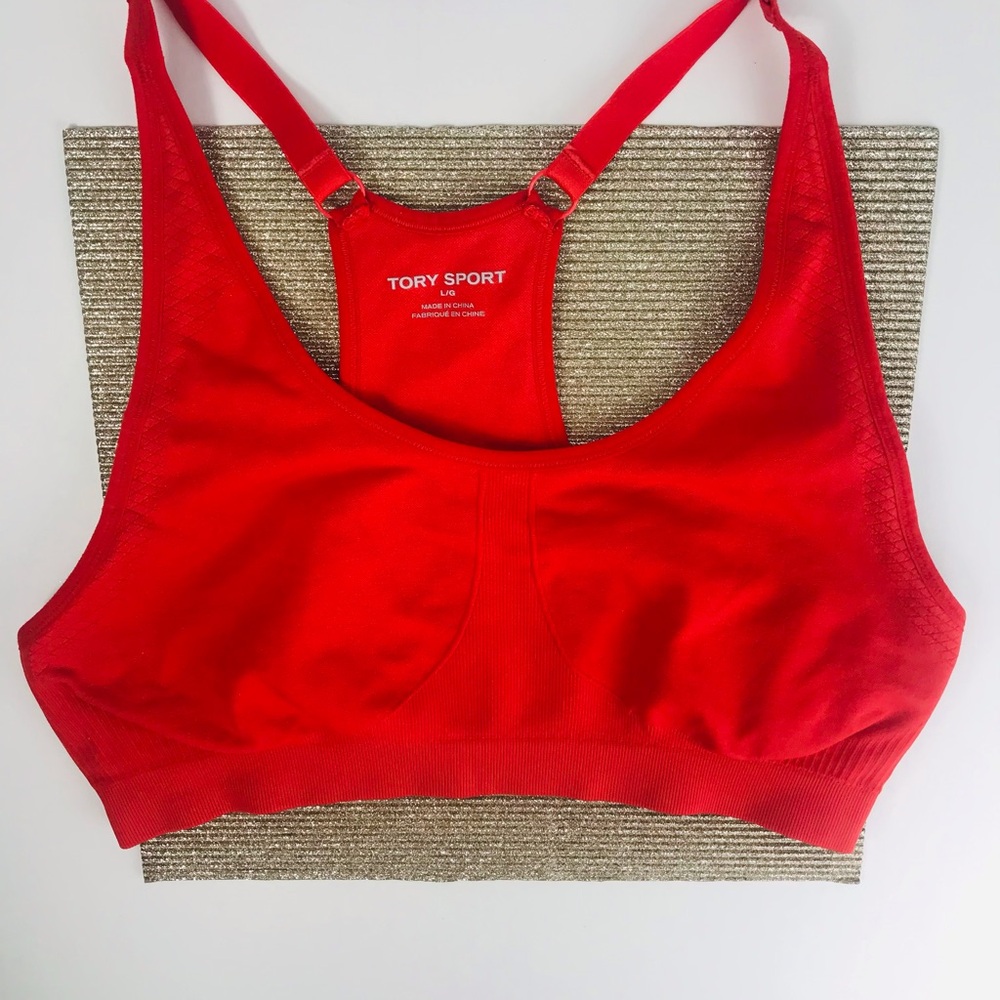 Tory Sport :Red Women's Sports Bra